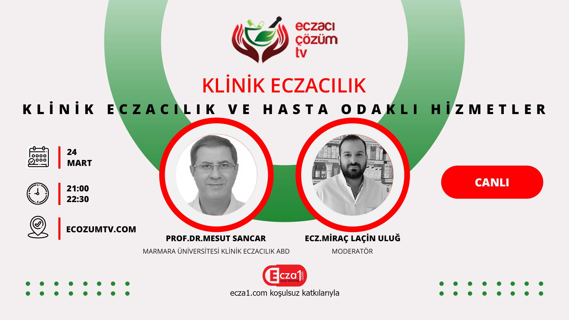 Klinik Eczacılık Ve Hasta Odaklı Hizmetler